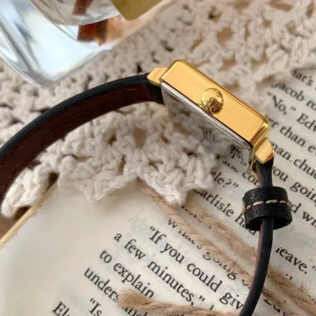 Women's leather watch