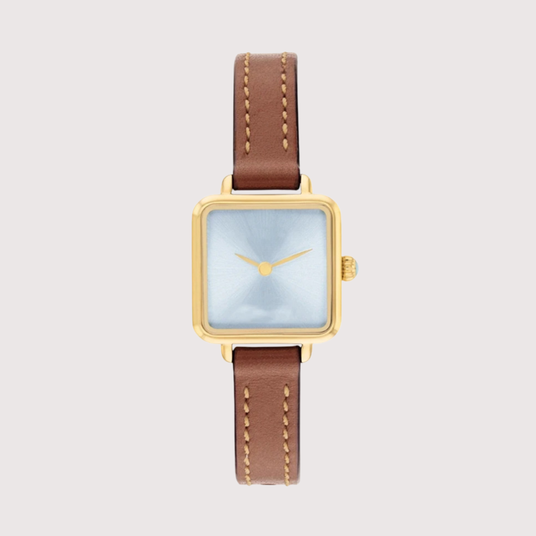 Women's leather watch