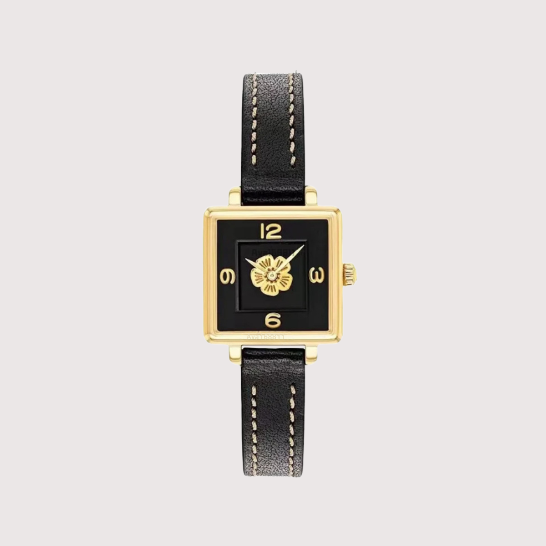 Women's leather watch