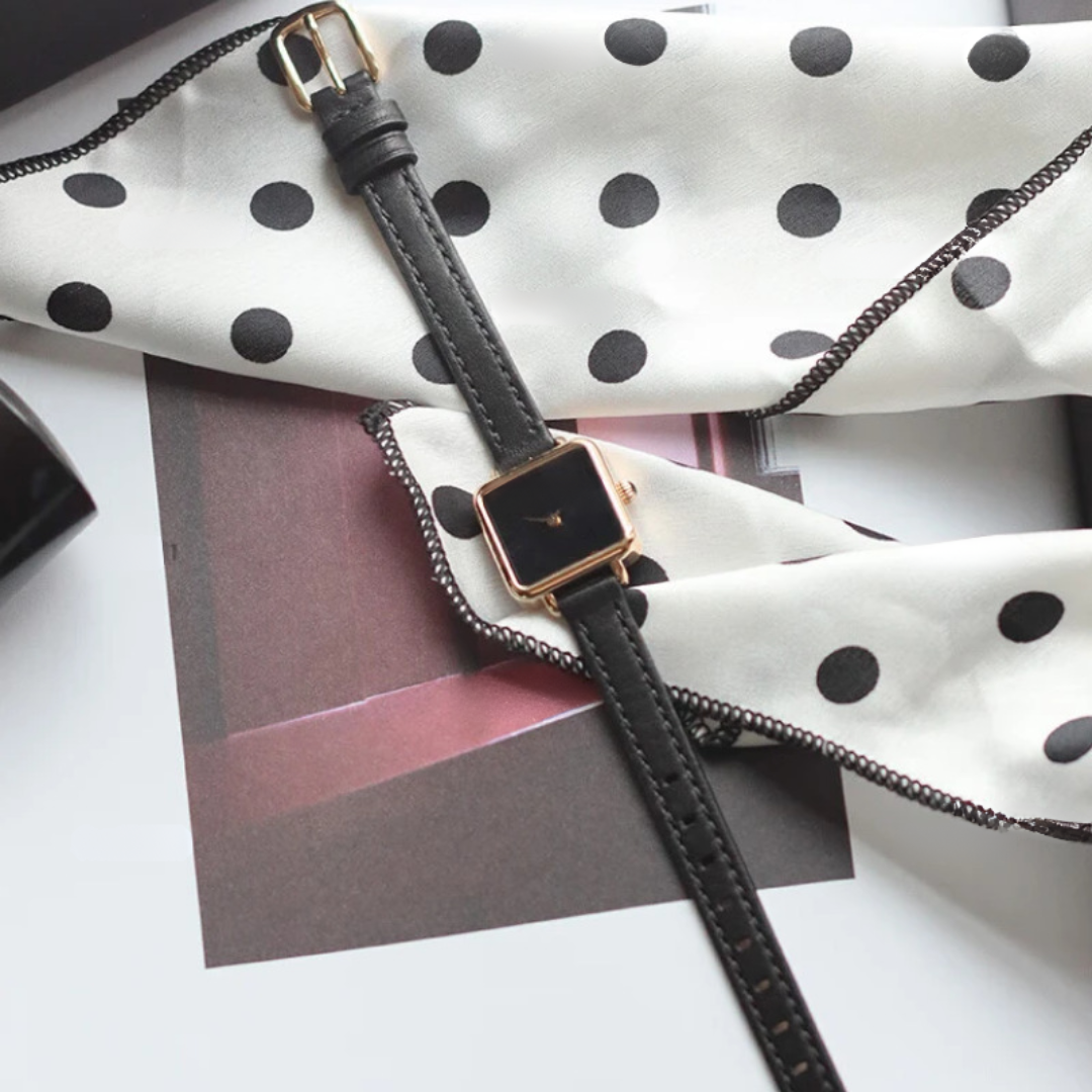 Women's leather watch