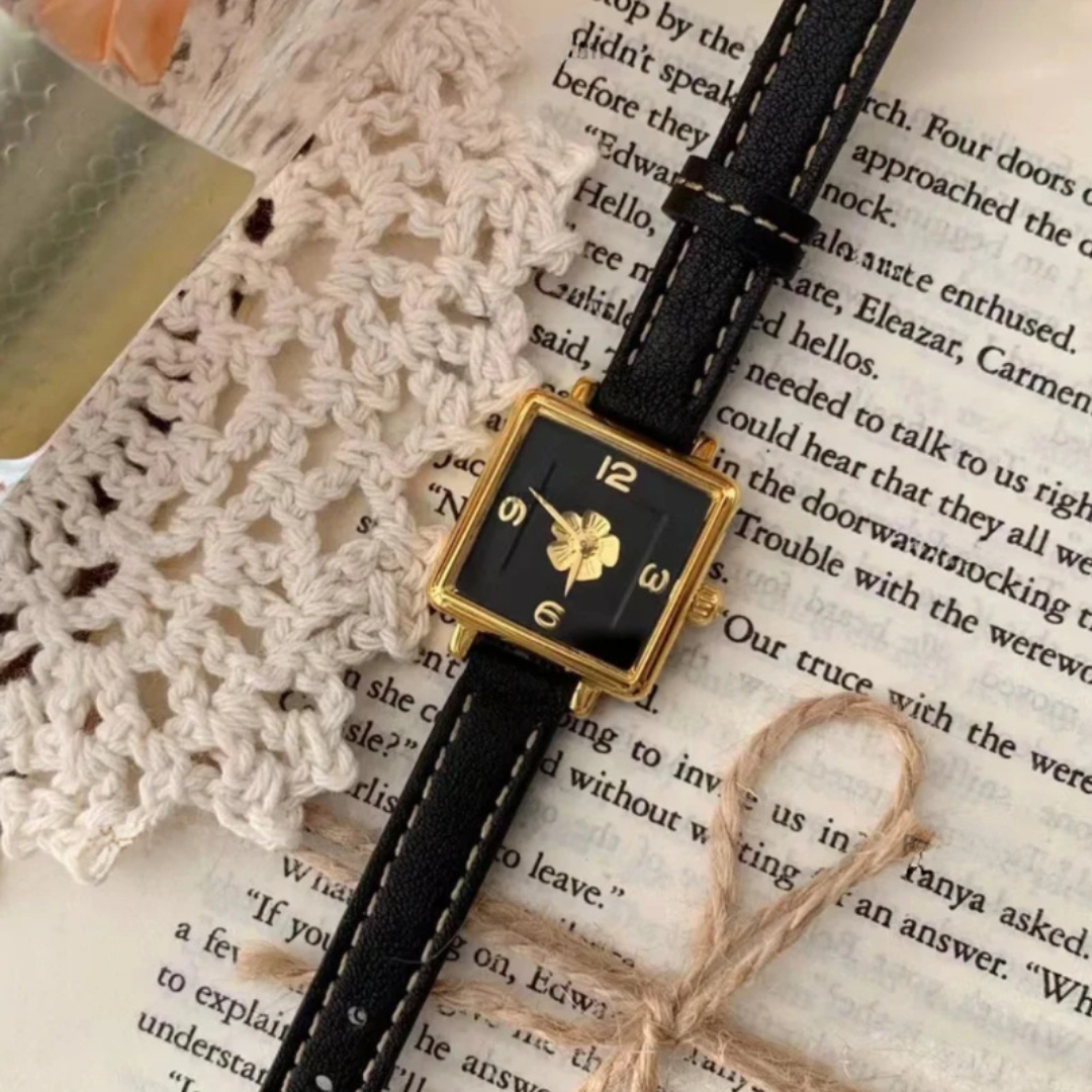 Women's leather watch